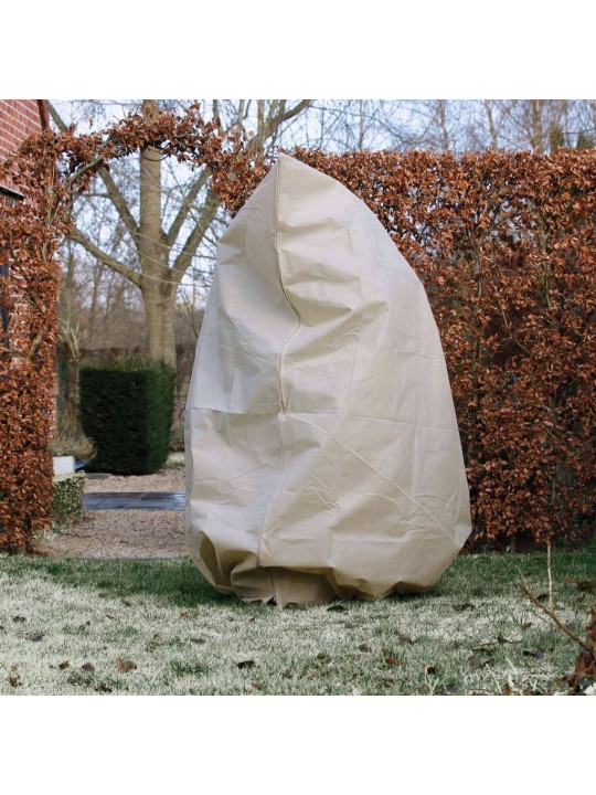 Nature Zimní fleecový kryt se zipem 70 g/m² béžový 2 x 2,5 m
