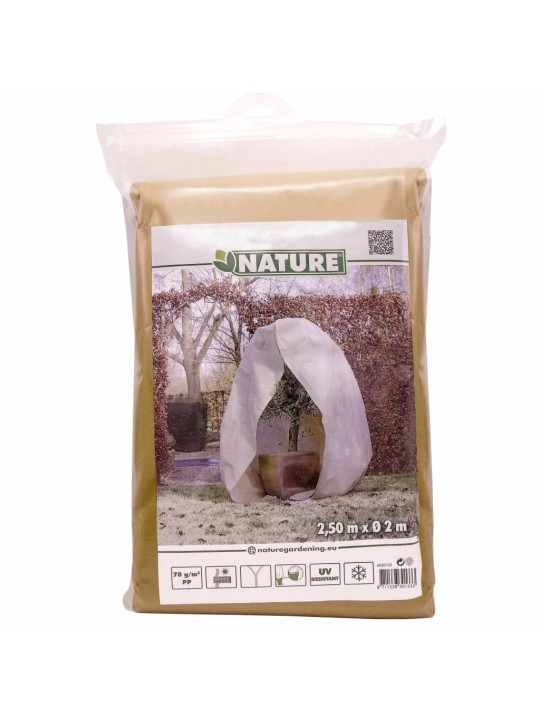 Nature Zimní fleecový kryt se zipem 70 g/m² béžový 2 x 2,5 m