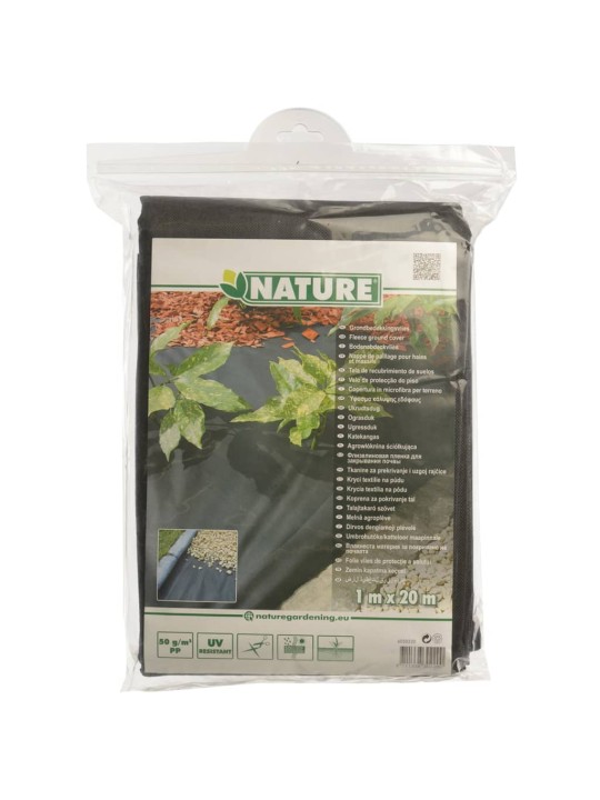 Nature Krycí agrotextilie 1 x 20 m černá 6030220