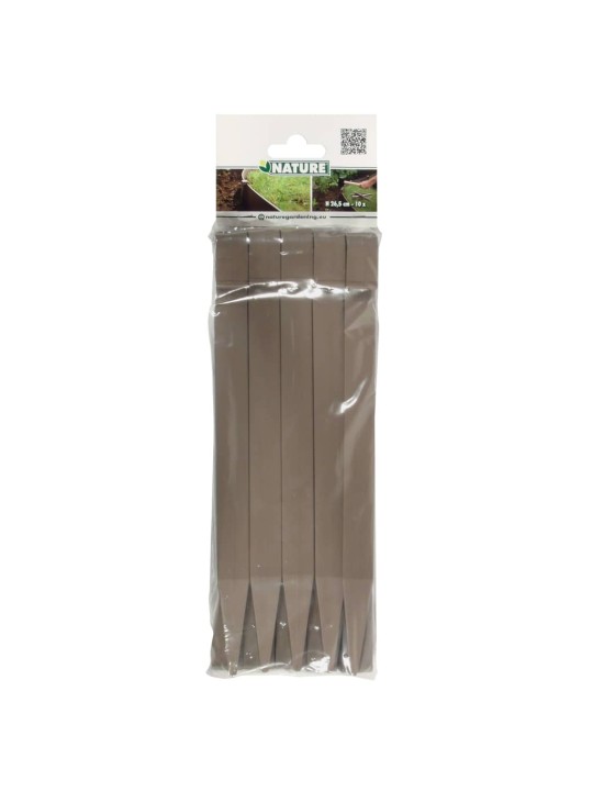 Nature Zahradní kotvící kolíky 10 ks taupe