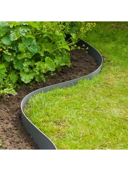 Nature Zahradní obrubník 15 cm x 40 m 3 mm šedý