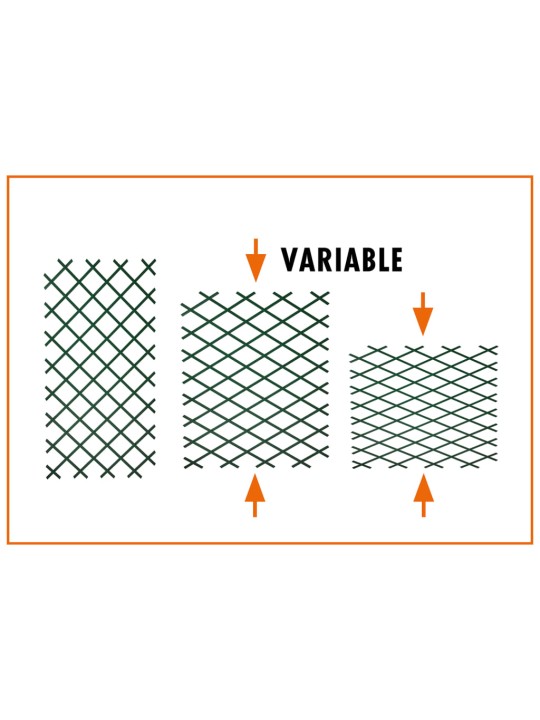 Nature Zahradní treláž 50 x 150 cm PVC zelená 6040702