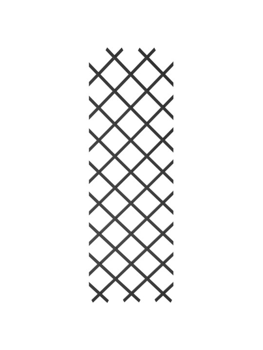 Nature zahradní treláž 50 x 150 cm pvc antracitová