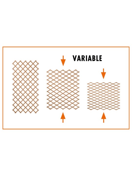 Nature zahradní treláž 50 x 150 cm pvc antracitová