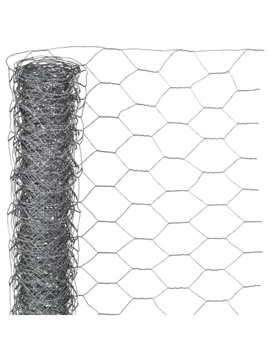 Nature Plotové pletivo šestiúhelníkové 0,5x2,5 m 25mm pozinkovaná ocel
