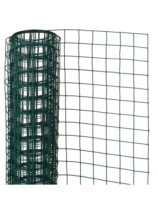 Nature Drátěné pletivo čtvercové 1x5 m 25 mm poplastovaná ocel zelené