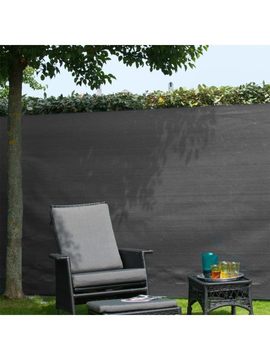 Nature Zahradní protipohledová clona PE 1,2 x 5 m antracitová