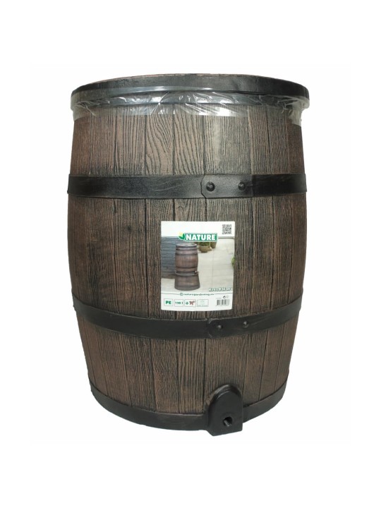Nature Sud na dešťovou vodu dřevěný vzhled 120 l 50,5 x 66 cm hnědý