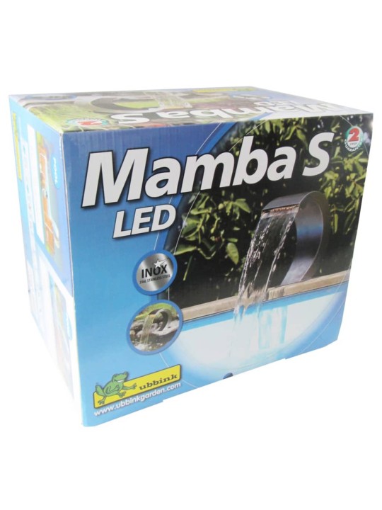 Ubbink Nerezový vodopád Mamba S-LED 7504632