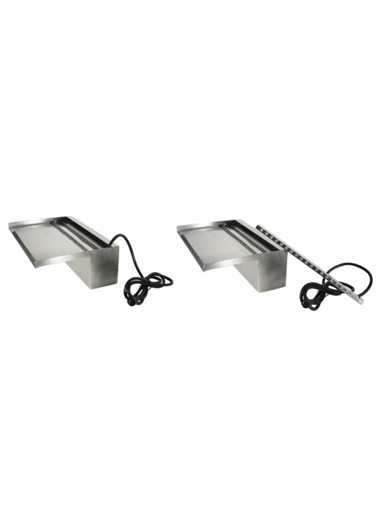Ubbink vodopád Niagara s LED 60 cm stříbrný 1312124