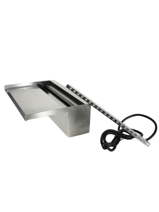 Ubbink Vodopád s LED světly Niagara 90 cm nerezová ocel 1312126
