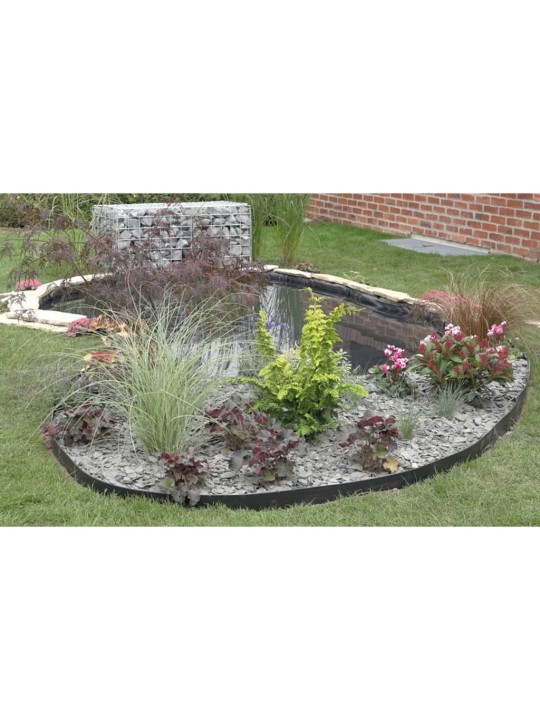 Ubbink Zahradní obruba 14 cm x 15 m 7 mm černá