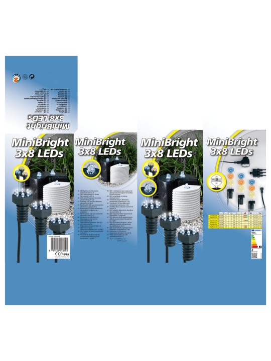 Ubbink Podvodní jezírkové světlo MiniBright  3 x 8 LED 1354019
