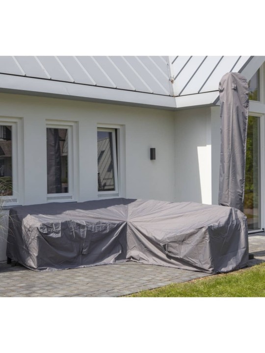 Madison plachta na zahradní sedací soupravu 270x210x90 cm pravá šedá