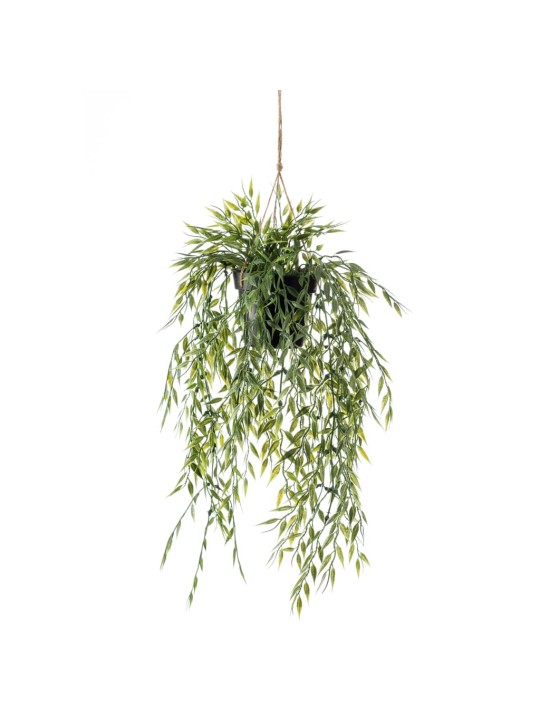 Emerald Umělý bambus závěsný keř v květináči 50 cm