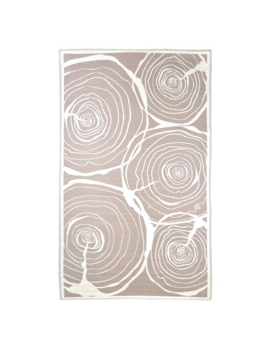 Esschert Design Venkovní koberec 240 x 150 cm letokruhy