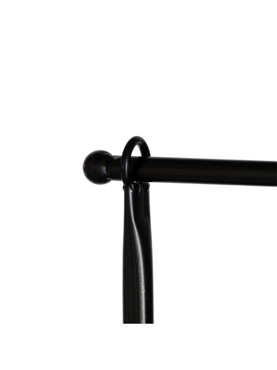 Esschert Design Dekorativní stolní tyč se svorkami černá