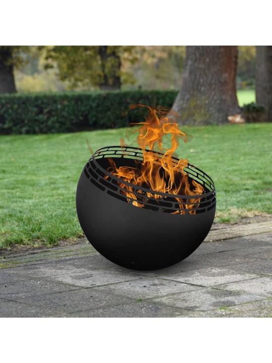 Esschert design ohniště ve tvaru koule černé