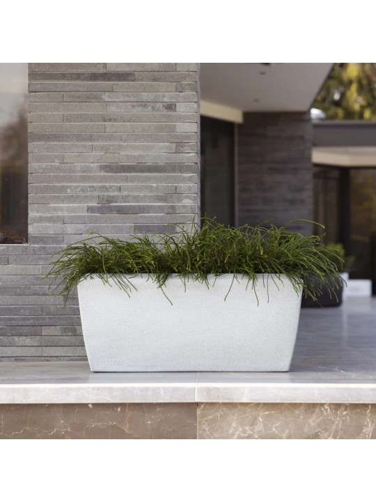 Capi truhlík arc granite obdélníkový 60 x 35 x 40 cm slonová kost