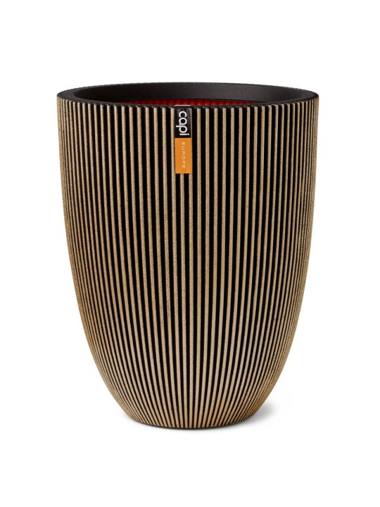 Capi Truhlík Groove 34 x 46 cm černý a zlatý