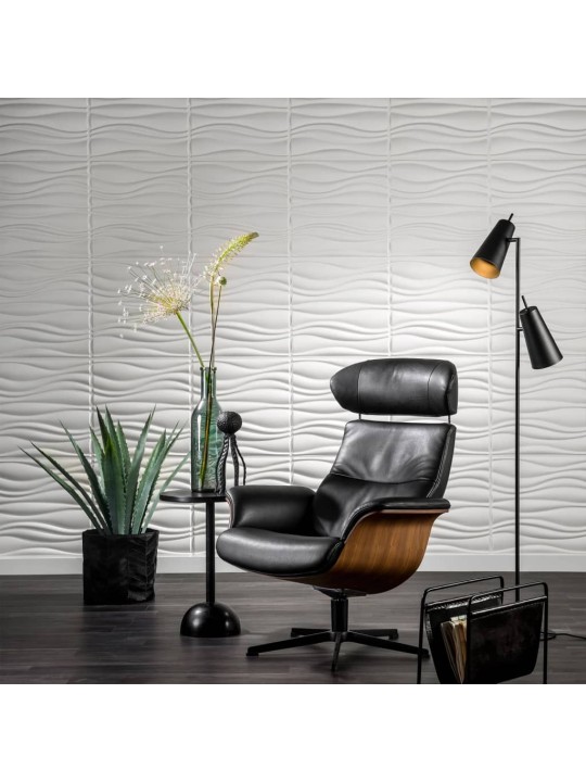 WallArt 3D Nástěnné panely Vlny 12 ks GA-WA04
