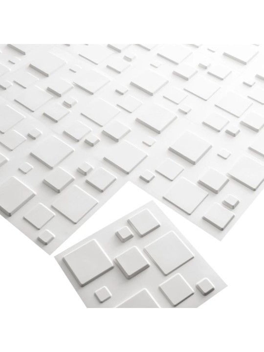 WallArt 3D nástěnné panely čtverce 12 ks GA-WA09