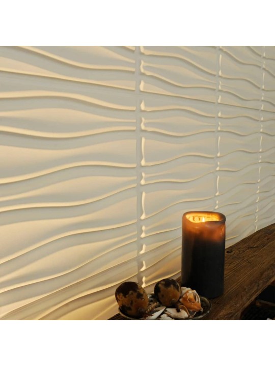 WallArt 3D Nástěnné panely Proudy 12 ks GA-WA14