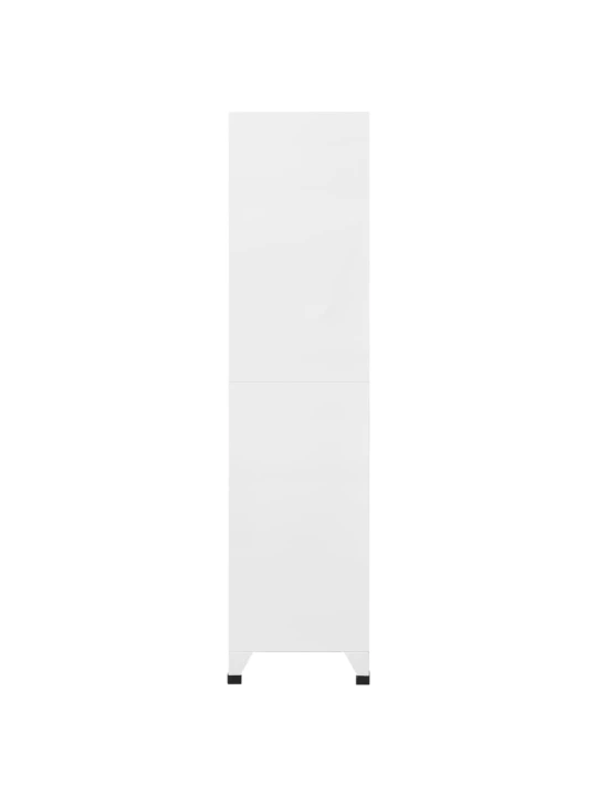 Šatní skříňka se 6 buňkami ocel 90 x 45 x 180 cm šedá