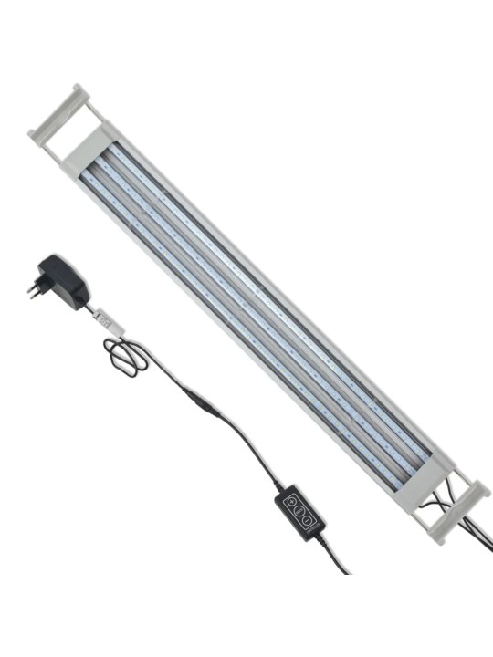 LED akvarijní lampa 80–90 cm hliník IP67