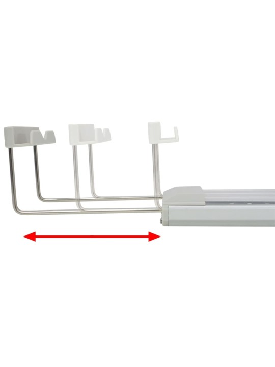 LED akvarijní lampa 100–110 cm hliník IP67