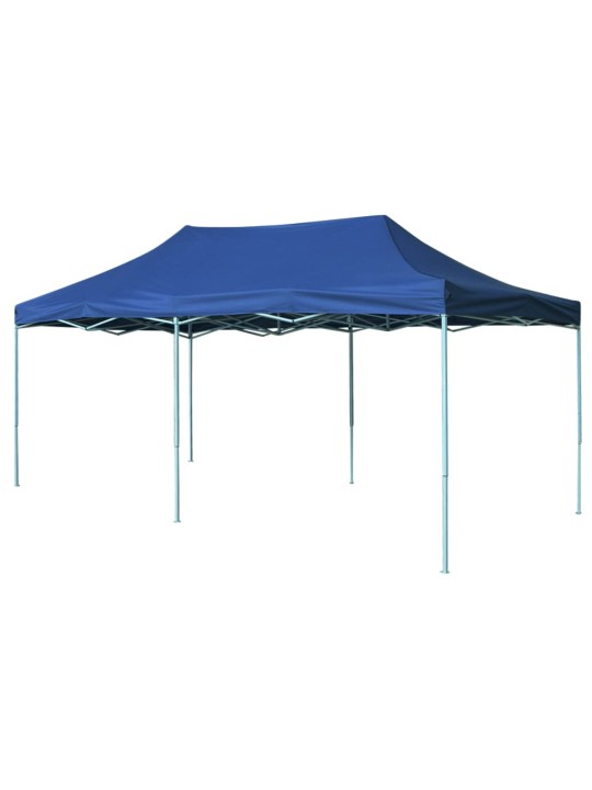 Rozkládací stan nůžkový 3 x 6 m modrý