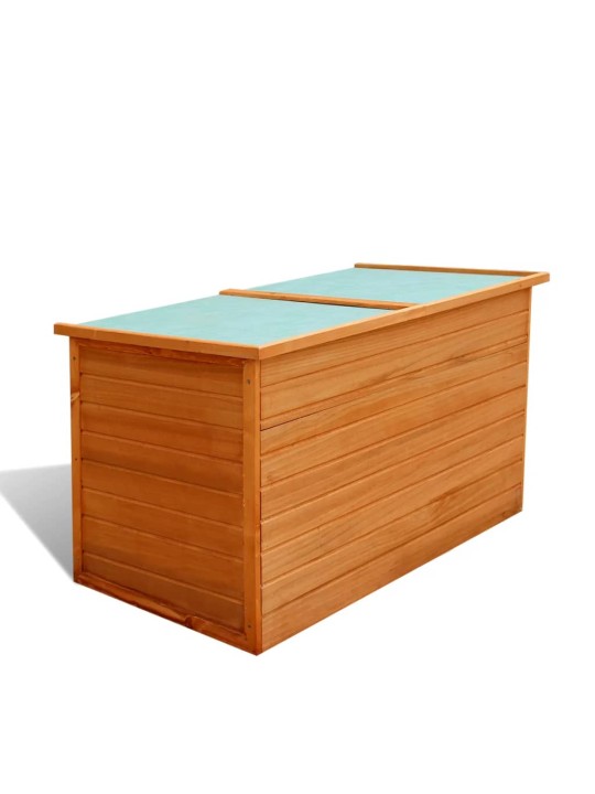 Zahradní úložný box 126 x 72 x 72 cm dřevěný