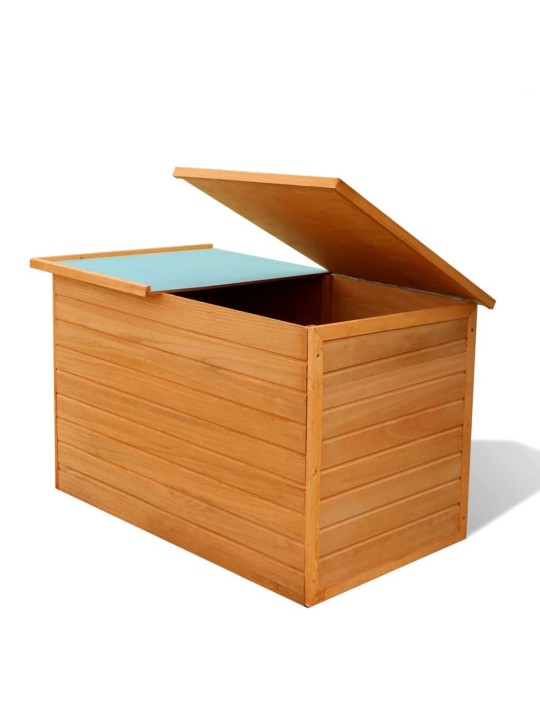 Zahradní úložný box 126 x 72 x 72 cm dřevěný