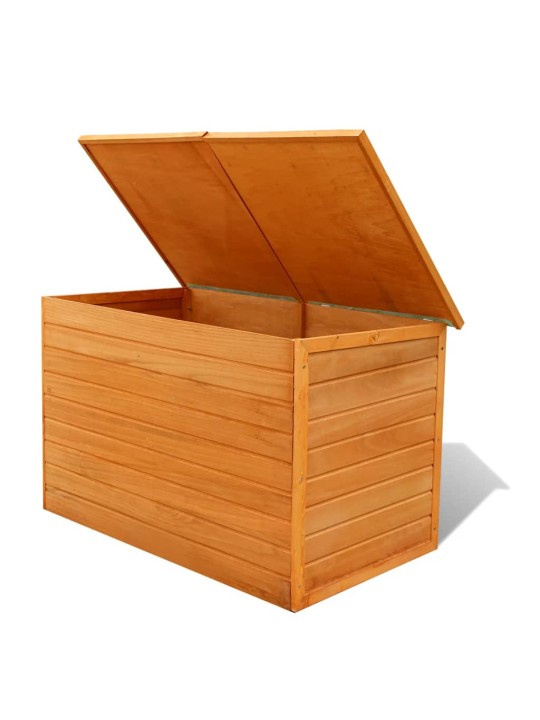 Zahradní úložný box 126 x 72 x 72 cm dřevěný