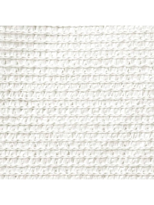 Plachta proti slunci z HDPE čtvercová 2 x 2 m bílá
