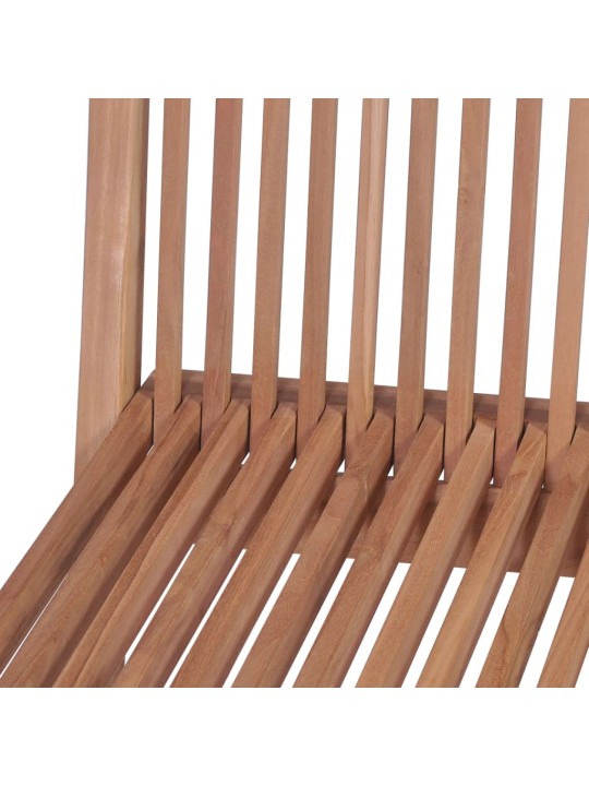 Skládací zahradní židle 4 ks masivní teak