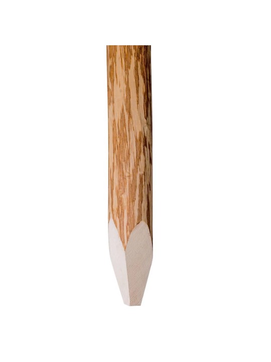 Špičaté plotové sloupky 4 ks lískové dřevo 90 cm