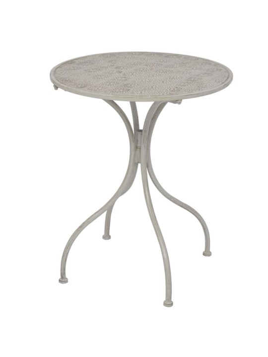 3dílný bistro set ocelový šedý