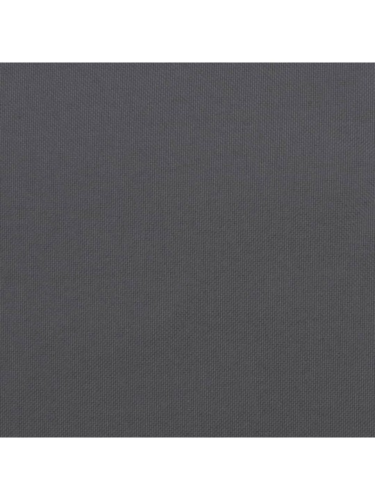 Podušky na židli vysoké opěradlo 4 ks antracitové 120x50x3 cm