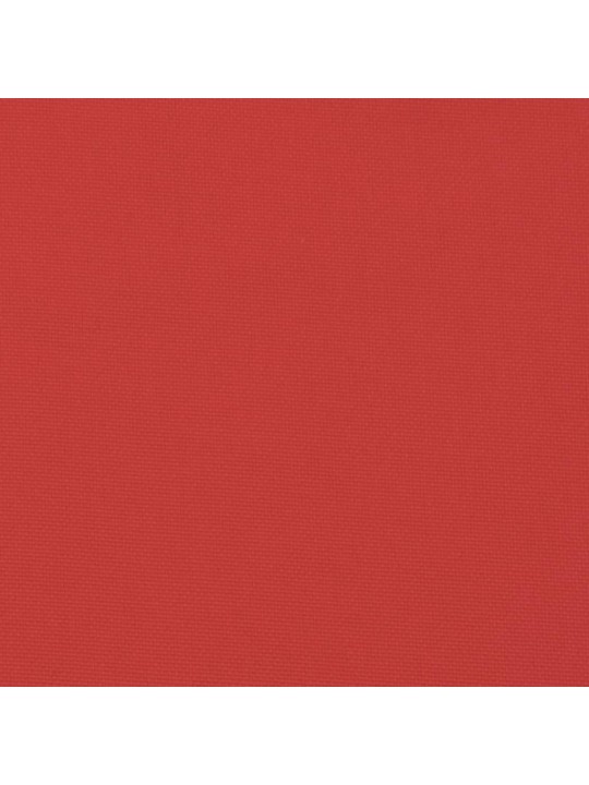 Podušky na židli vysoké opěradlo 2 ks červené 120x50x3cm textil
