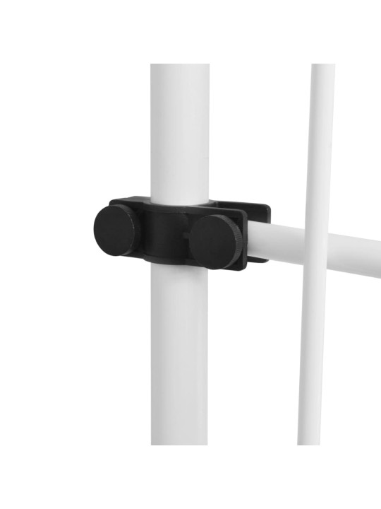 Ručně zatahovací markýza 150 cm oranžovo-bílé pruhy