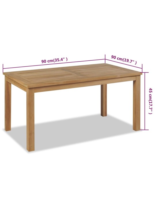 Konferenční stolek teak 90 x 50 x 45 cm