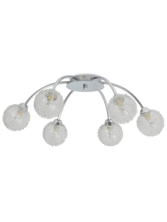 Stropní svítidlo se 6 žárovkami G9 240 W