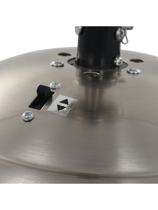 Ozdobný stropní ventilátor se světlem 128 cm hnědý