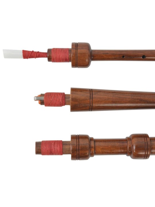 Dětské skotské dudy horalské červený tartan Royal Steward