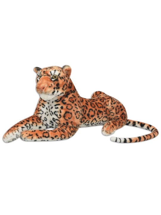 Leopard plyšová hračka hnědý XXL