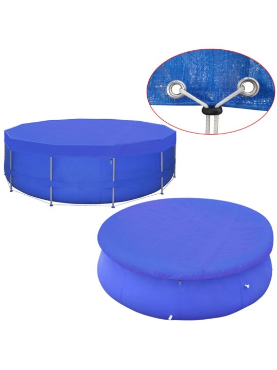 Kryt na bazén PE kulatý 540 cm 90 g/m²
