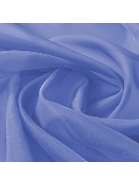 Voálová tkanina, 1,45x20 m, královská modř