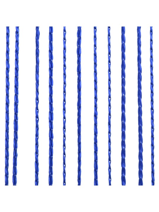 Provázkové záclony, 2 ks, 100x250 cm, modrá