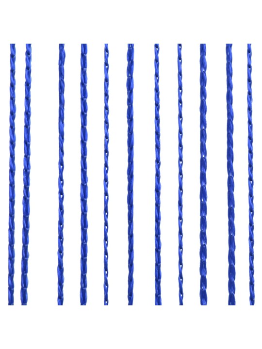 Provázkové záclony, 2 ks, 140x250 cm, modrá